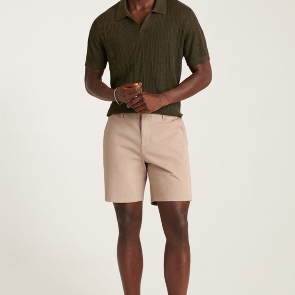 NWT Bonobos Men's khaki Flat Front 9” inseam Shorts Men’s size 30